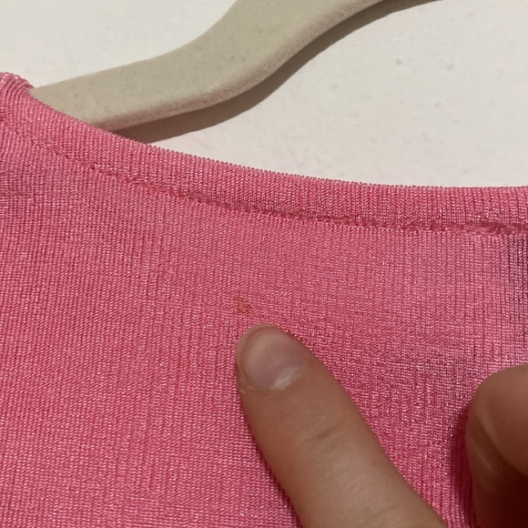 Shimmery Pink Crop Top - Picture 4 of 4